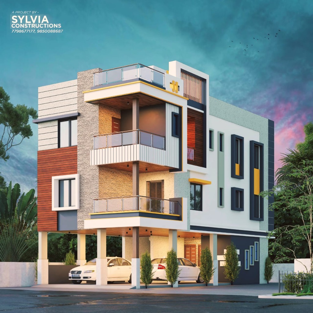 Sylvia Heights multi-storey residential project with stilt parking in Maharashtra